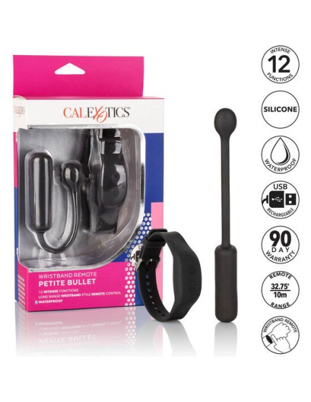 CALEX BALA VIBRADORA PEQUENA CON PULSERA DE CONTROL