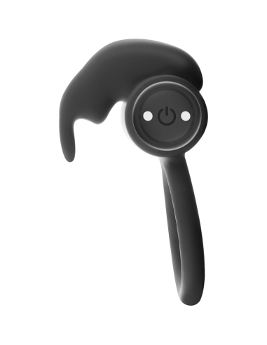 BLACKSILVER BURTON ANILLO RECARGABLE 10 MODOS VIBRACION NEGRO