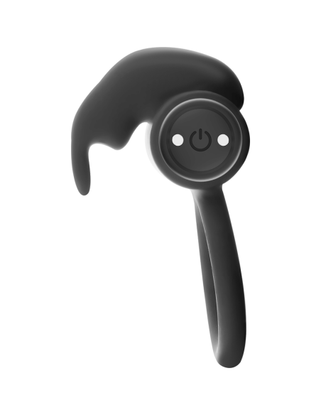 BLACKSILVER BURTON ANILLO RECARGABLE 10 MODOS VIBRACION NEGRO