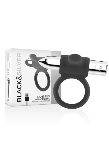 BLACKSILVER CAMERON ANILLO RECARGABLE 10V SILVER
