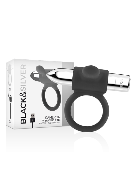 BLACKSILVER CAMERON ANILLO RECARGABLE 10V SILVER