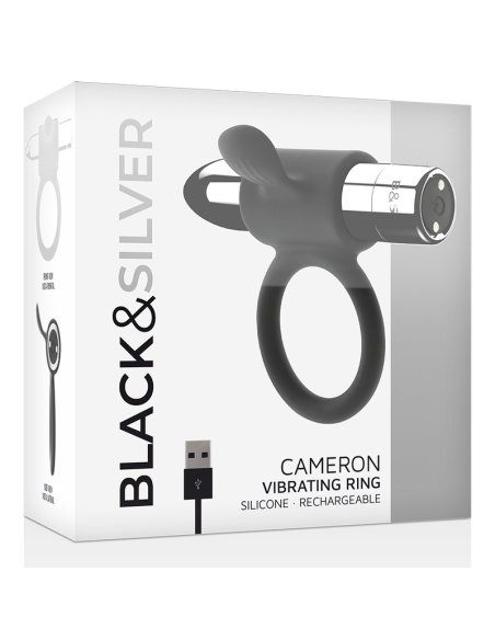 BLACKSILVER CAMERON ANILLO RECARGABLE 10V SILVER