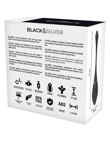BLACKSILVER JENELL HUEVO VIBRADOR RECARGABLE