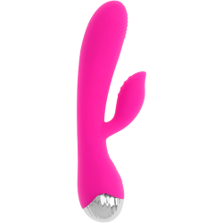 OHMAMA VIBRADOR RECARGABLE CON RABBIT 10 MODOS DE VIBRACIoN 19 CM 2