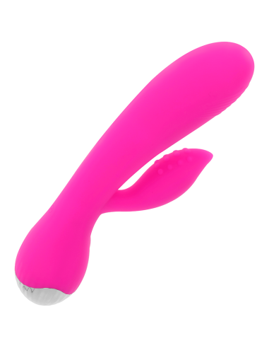OHMAMA VIBRADOR RECARGABLE CON RABBIT 10 MODOS DE VIBRACIoN 19 CM