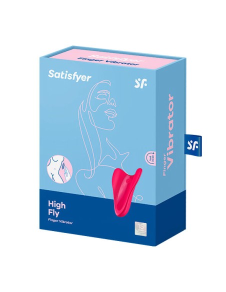 SATISFYER HIGH FLY VIBRADOR DEDAL FUCHSIA