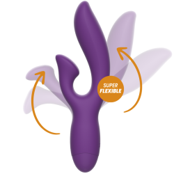 REWOLUTION REWOFUN VIBRADOR FLEXIBLE CON RABBIT 2