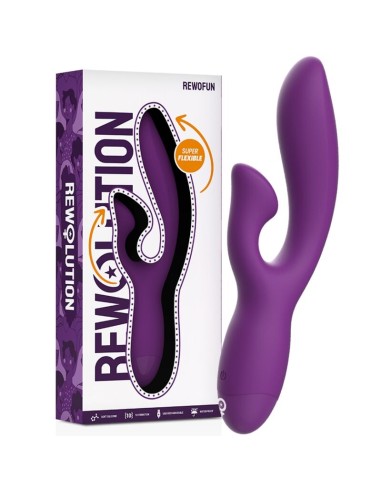REWOLUTION REWOFUN VIBRADOR FLEXIBLE CON RABBIT