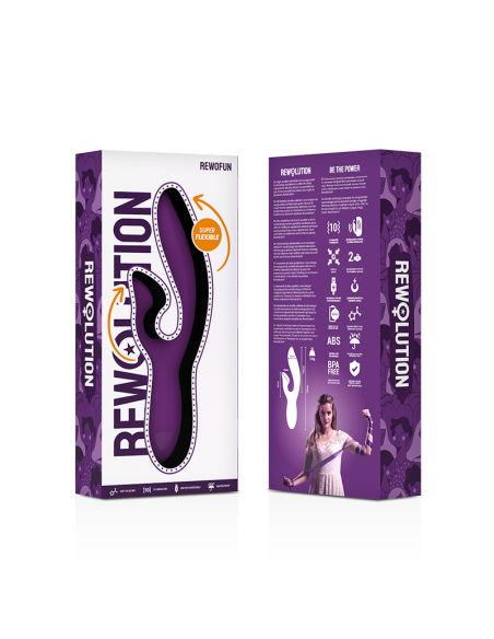 REWOLUTION REWOFUN VIBRADOR FLEXIBLE CON RABBIT
