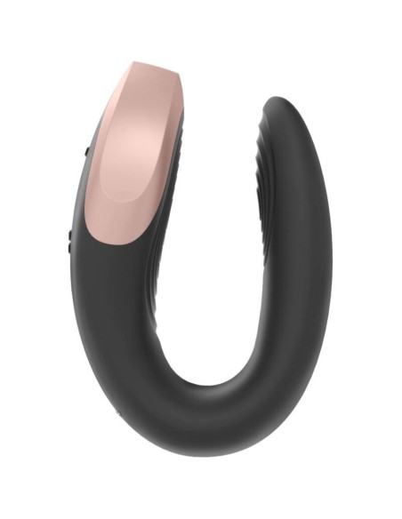 SATISFYER DOUBLE LOVE VIBRADOR PAREJAS LUXURY NEGRO