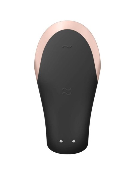 SATISFYER DOUBLE LOVE VIBRADOR PAREJAS LUXURY NEGRO