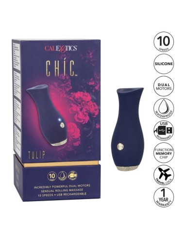 CALEX CHIC TULIP MASAJEADOR AZUL
