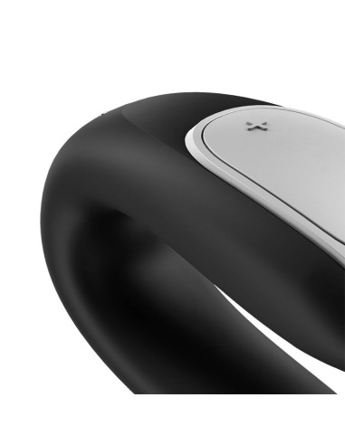 SATISFYER DOUBLE FUN PARTNER VIBRATOR NEGRO