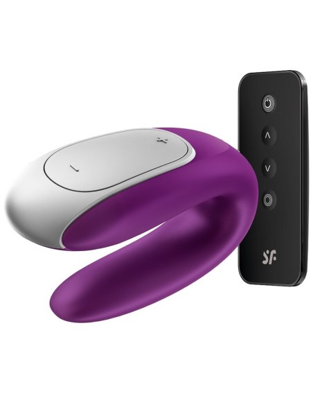 SATISFYER DOUBLE FUN PARTNER VIBRATOR LILA