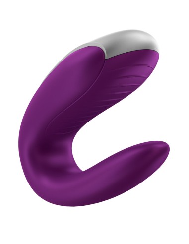 SATISFYER DOUBLE FUN PARTNER VIBRATOR LILA
