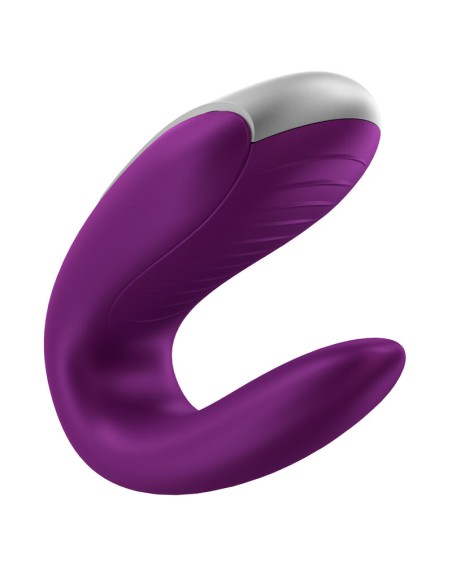 SATISFYER DOUBLE FUN PARTNER VIBRATOR LILA