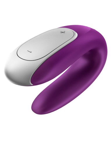 SATISFYER DOUBLE FUN PARTNER VIBRATOR LILA
