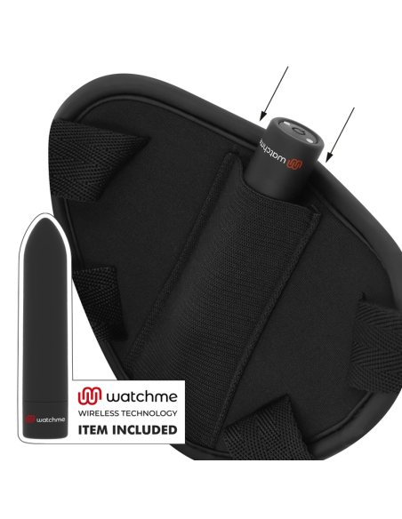 CYBER STRAP ARNES CON DILDO Y BALA CONTROL REMOTO TECNOLOGIA WATCHME S
