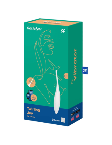 SATISFYER TWIRLING JOY ESTIMULADOR CLITORIS BLANCO