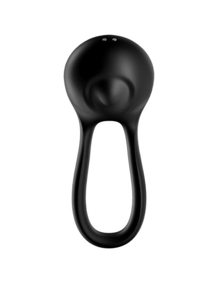 SATISFYER MAJESTIC DUO ANILLO VIBRADOR NEGRO