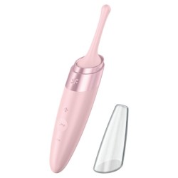 SATISFYER TWIRLING DELIGHT ESTIMULADOR CLITORIS ROSA