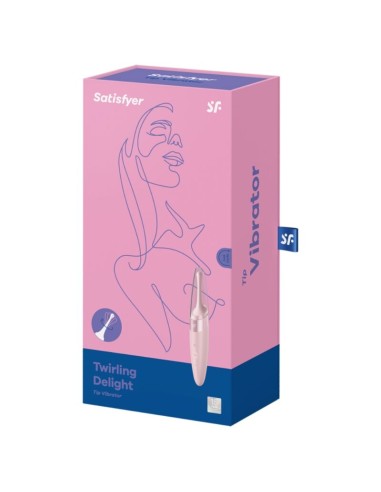SATISFYER TWIRLING DELIGHT ESTIMULADOR CLITORIS ROSA