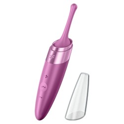 SATISFYER TWIRLING DELIGHT ESTIMULADOR CLITORIS MORADO