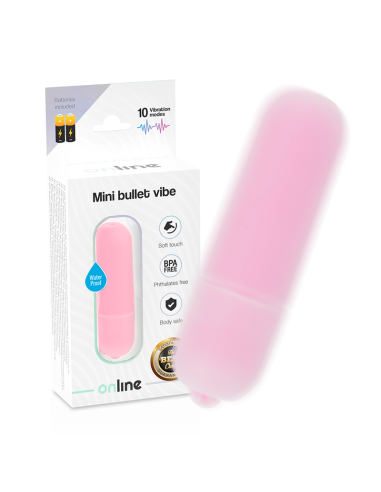 ONLINE MINI BALA VIBRADORA ROSA
