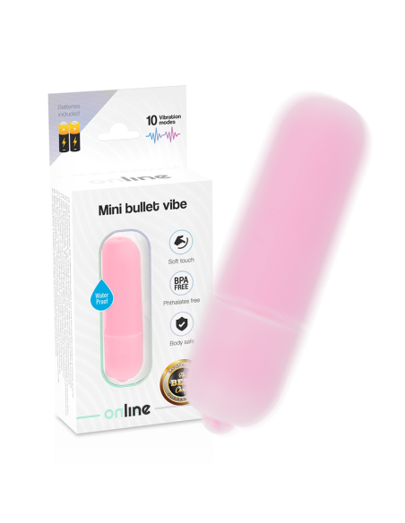 ONLINE MINI BALA VIBRADORA ROSA