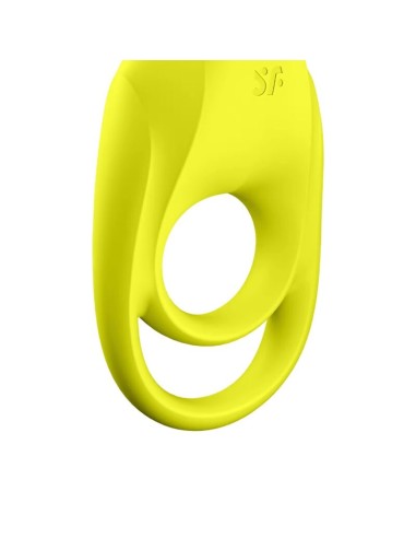 SATISFYER SPECTACULAR DUO ANILLO VIBRADOR AMARILLO