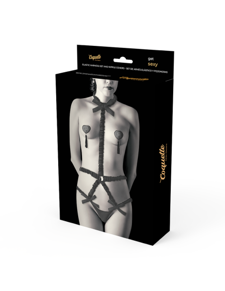 COQUETTE LINGERIE SET CON PEZONERAS DELUXE COQUETTE LINGERIE SET CON PEZONERAS DELUXE