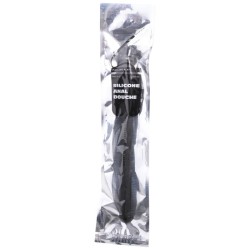 ALL BLACK DUCHA ANAL SILICONA SISTEMA STOPPER 27CM 2
