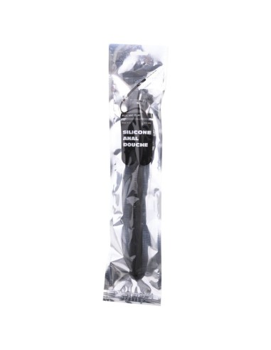 ALL BLACK RIDGED DUCHA ANAL SILICONA 27CM