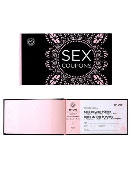 SECREPLAY SEX COUPONS VALES DE CANJE SENSUALES ES EN