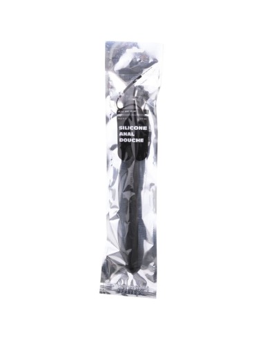 ALL BLACK BEADED DUCHA ANAL SILICONA 27CM