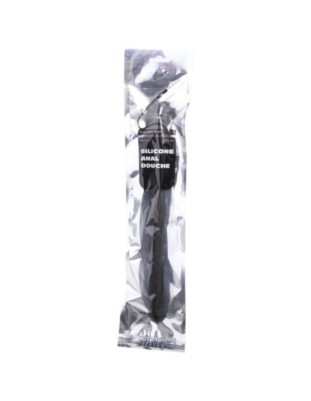 ALL BLACK BEADED DUCHA ANAL SILICONA 27CM