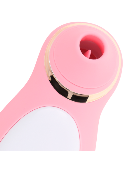 OHMAMA ESTIMULADOR CLITORIS LENGUA VIBRADORA 10 MODOS