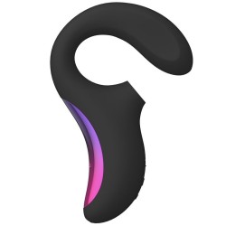 LELO ENIGMA DOBLE ESTIMULACIoN SUCCION MASAJEADOR NEGRO