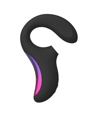 LELO ENIGMA DOBLE ESTIMULACIoN SUCCION MASAJEADOR NEGRO