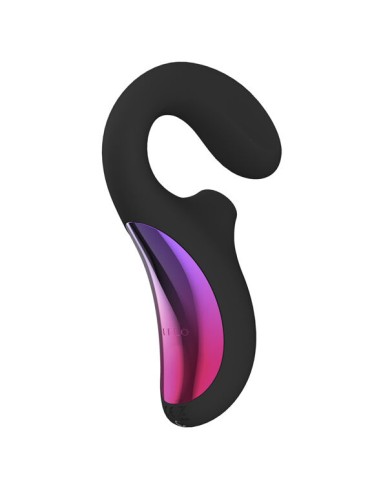 LELO ENIGMA DOBLE ESTIMULACIoN SUCCION MASAJEADOR NEGRO