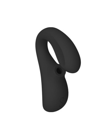 LELO ENIGMA DOBLE ESTIMULACIoN SUCCION MASAJEADOR NEGRO