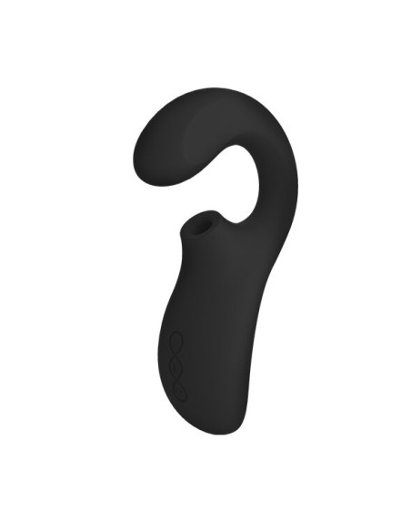 LELO ENIGMA DOBLE ESTIMULACIoN SUCCION MASAJEADOR NEGRO