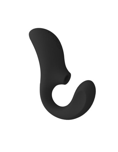 LELO ENIGMA DOBLE ESTIMULACIoN SUCCION MASAJEADOR NEGRO