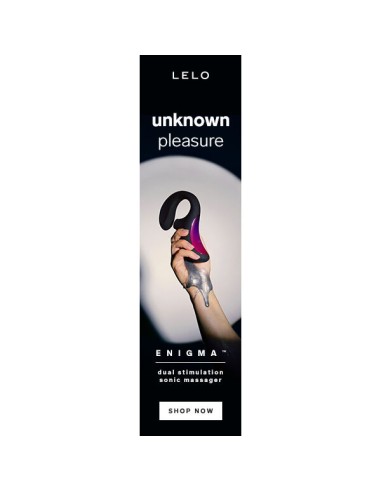 LELO ENIGMA DOBLE ESTIMULACIoN SUCCION MASAJEADOR NEGRO