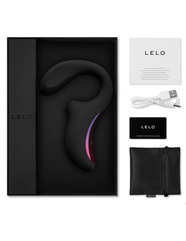 LELO ENIGMA DOBLE ESTIMULACIoN SUCCION MASAJEADOR NEGRO