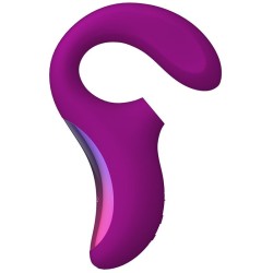 LELO ENIGMA DOBLE ESTIMULACIoN SUCCION MASAJEADOR DEEP ROSE