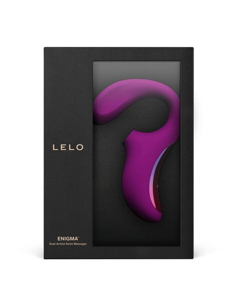 LELO ENIGMA DOBLE ESTIMULACIoN SUCCION MASAJEADOR DEEP ROSE