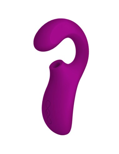 LELO ENIGMA DOBLE ESTIMULACIoN SUCCION MASAJEADOR DEEP ROSE