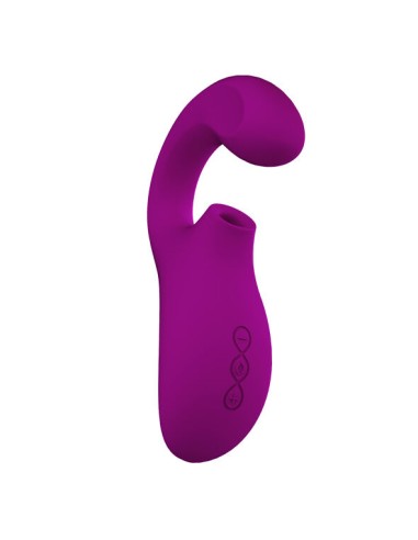 LELO ENIGMA DOBLE ESTIMULACIoN SUCCION MASAJEADOR DEEP ROSE