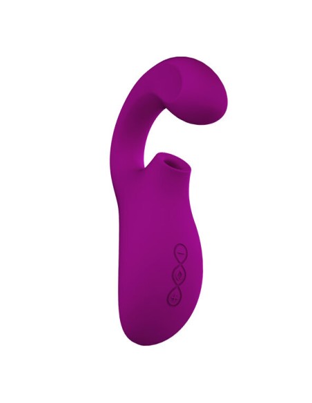 LELO ENIGMA DOBLE ESTIMULACIoN SUCCION MASAJEADOR DEEP ROSE
